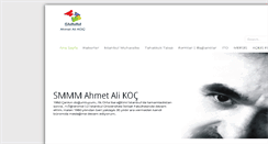 Desktop Screenshot of ahmetalikoc.com