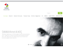 Tablet Screenshot of ahmetalikoc.com